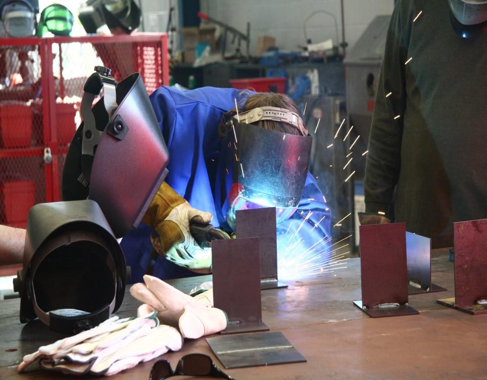 Welding (Levels 1, 2, & 3) Students will be introduced to welding and metal fabrication as an important component in commercial and