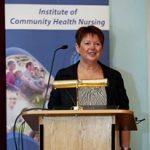Higgins at the launch of the Network in Dublin in June 2014 The aim of the network is to create a platform for public health nurses, health visitors, community nurses, and