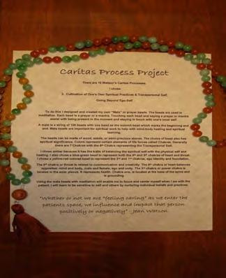 PROCESS THREE: Primary Care Nurse, Brenda Gamble s Caritas Project.