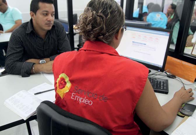 PUBLIC EMPLOYMENT SERVICES IN LATIN AMERICA AND THE CARIBBEAN 9 In 2013, SENA reported 935,000 jobseekers registered on the APE database, of whom 19 per cent were placed in jobs.