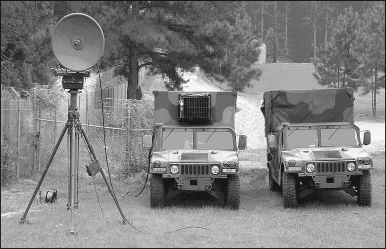 Theater LandWarNet Equipment Overview Figure B-8. AN/TRC-174B AN/TRC-138A SHF RADIO REPEATER SET B-11. The AN/TRC-138A is a tactical communications assemblage with multiple system deployment.