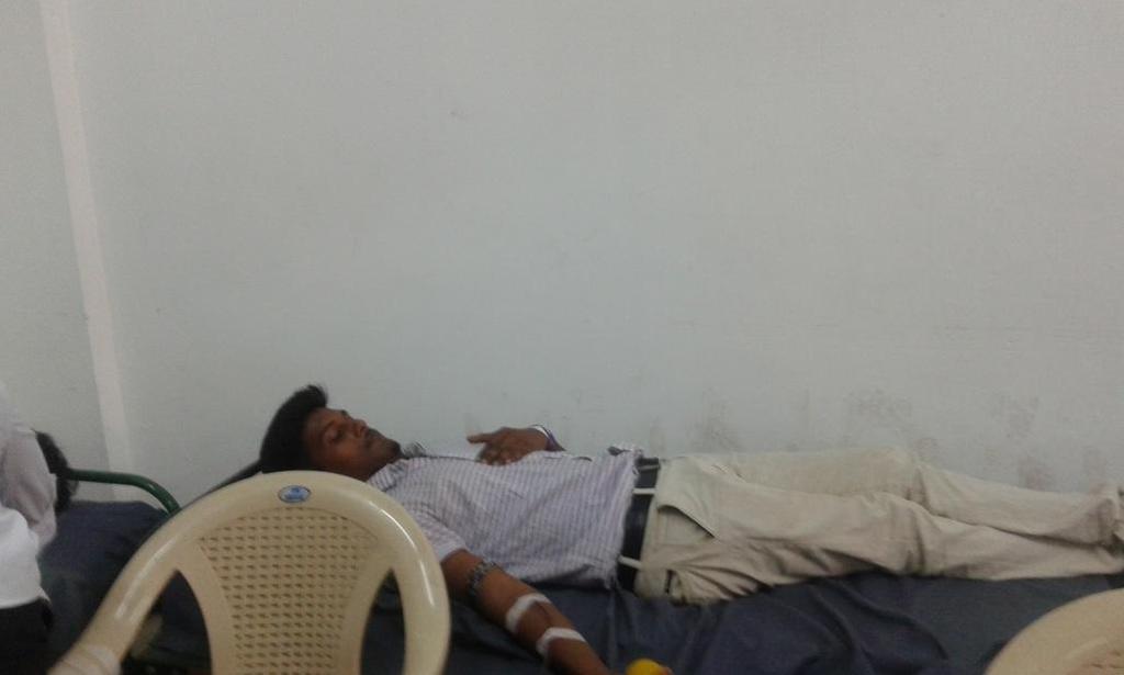Blood Donation Camp: Blood Donation Camp was conducted at Bharath