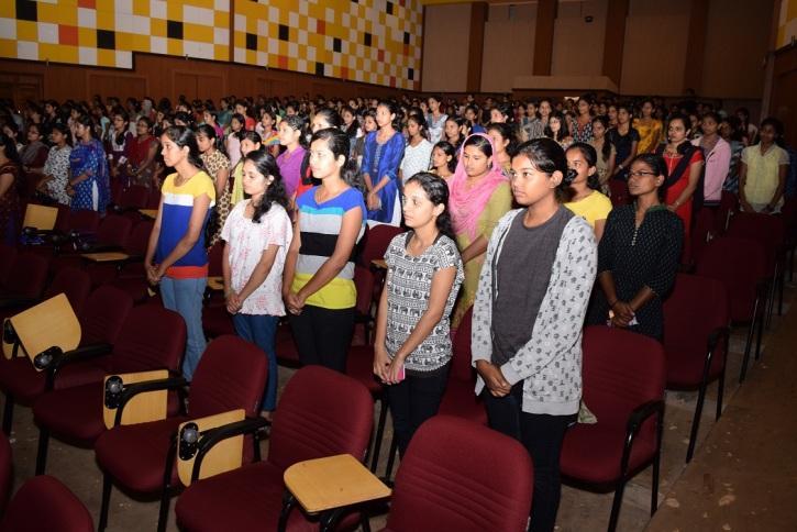 Selection test for first year volunteers was conducted on 19 th