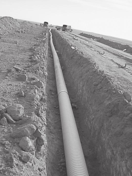 Another consideration when constructing the pipeline was how to protect it. At the time, there were many maneuver units in the area preparing for a ground assault into Iraq.
