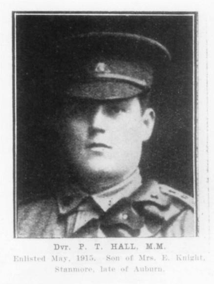 6 Frederick James Darke, son of James Darke of Sydney Road, was another young man who began army life as a private and graduated at the end of the war as a Lieutenant.