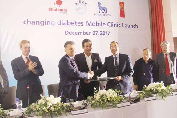 MOBILE HEALTHCARE UNIT- SIDER Sakina Begum Institute of Diabetes and Endocrine Research (SIDER) and Novo Nordisk (Pakistan) partnered to launch a mobile diabetic clinic to facilitate people,