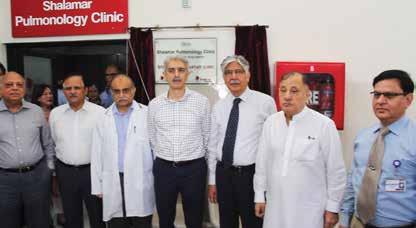 Ahmad Saeed, inaugurated the clinic in the presence of honourable trustee, Mr. Shahid Hussain, Chief Executive SIHS, Brig. (R) Anis Ahmed, Chief Operating Officer, Brig.(R) Dr.