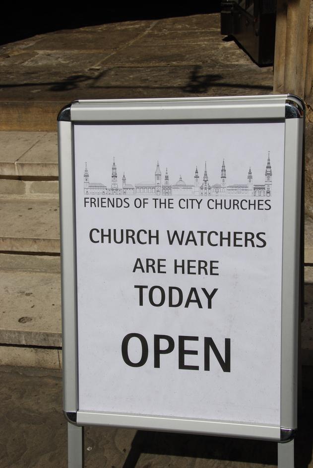 Aims & objectives To improve public access > Church Watchers,