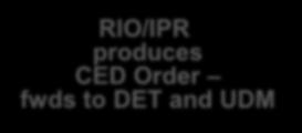 RIO/IPR produces CED
