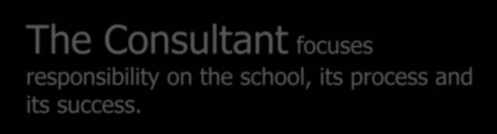 Management Roles Providing School Assistance Consultant The