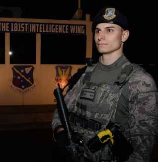 DFAC. 181st Intelligence Wing Honor Guard members