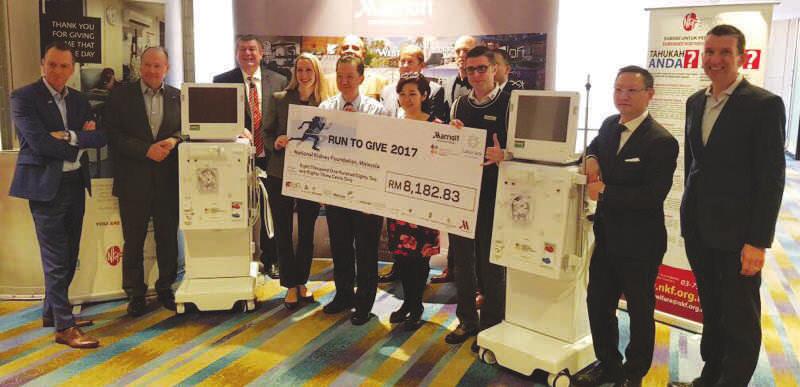 NKF Received 2 Dialysis Machines From Marriott Worldwide Business Councils Malaysia On 30 November 2017, Mr.