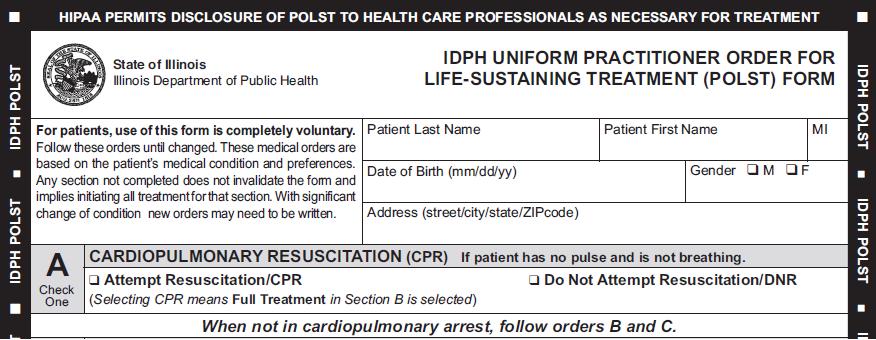 Section A : Cardio-Pulmonary Resuscitation Code Status only when pulse AND breathing have stopped There are multiple kinds of emergencies.
