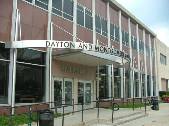 The former Dayton and Montgomery County Public Library (MOT 05153 15) was built in 1962. Its Modern Movement two story design is by Dayton architects Pretzinger & Pretzinger.