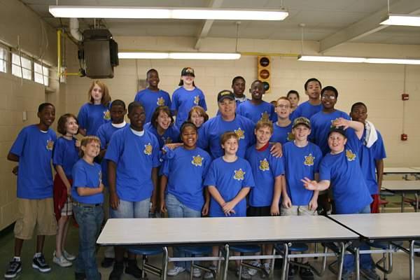 Time in Twenty Years EBRSO s Junior Deputies and Sheriff Gautreaux were out at the old Eden Park Elementary this Saturday to help clean and repair the school from Hurricane Gustav.