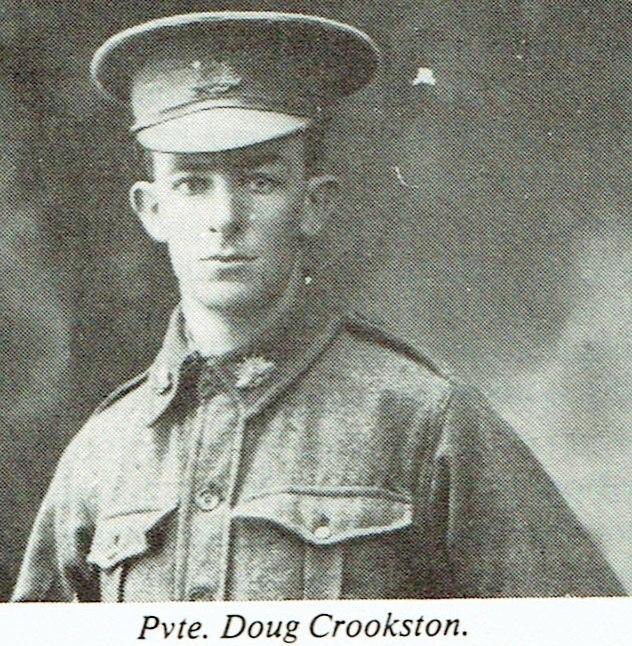 Douglas Crookston, born 1893 Qld, service number 2894, initially 47th then 51st Battalion when in France until the end of the War. Enlisted on 5 Oct. 1916, aged 21 years 10 months.