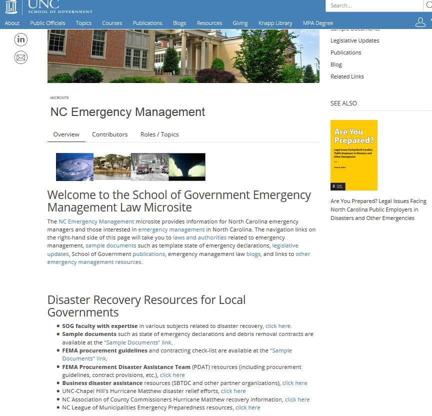SOG Emergency Management