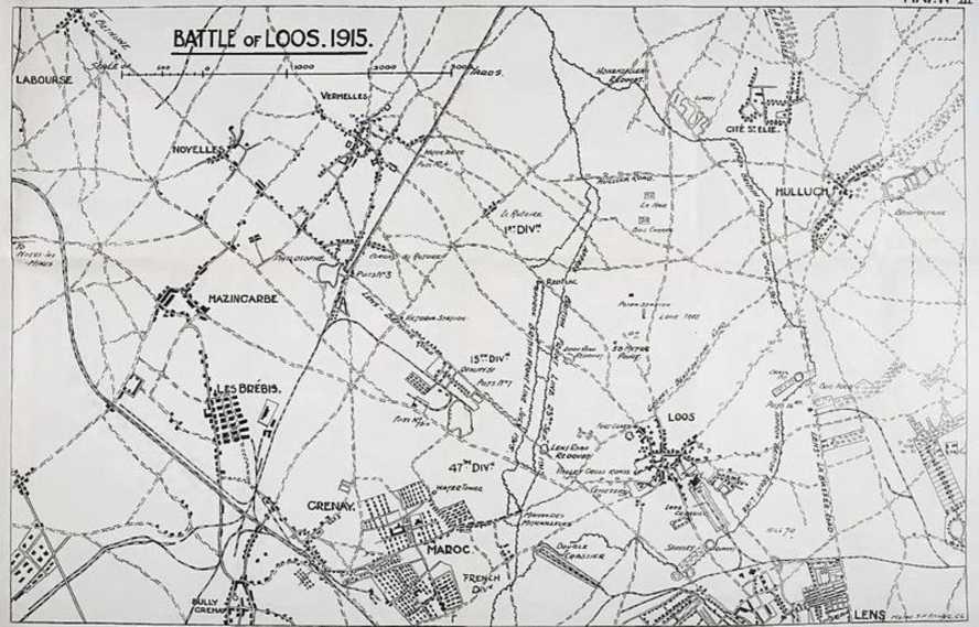 Map 3: The Battle of Loos: A British Offensive What happened at the Battle of Loos? Intelligence about the newly-strengthened German positions was not used.