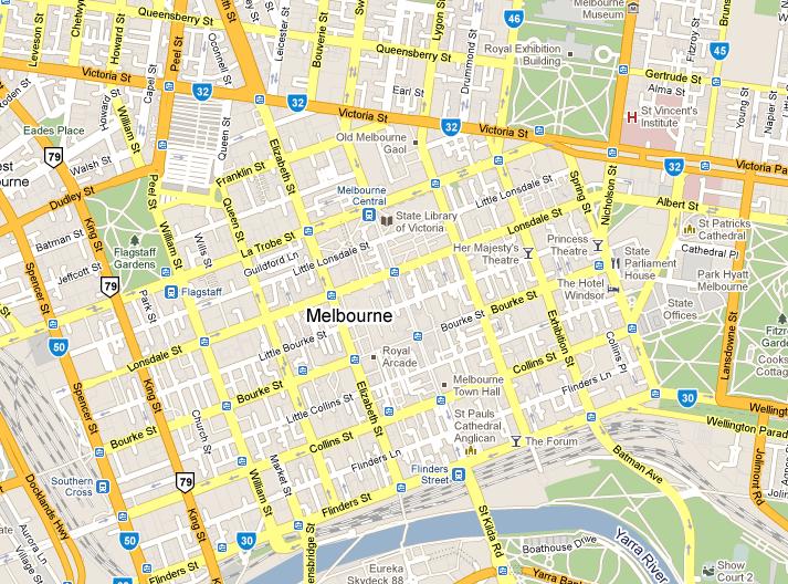 MAP Nearby parking at Melbourne Museum St Vincent s Hospital (Conference
