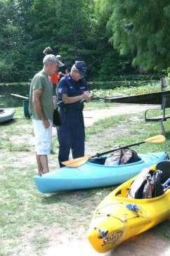 5 More Photos from NSBW at the Ocala Boat Basin Photos by Chuck Truthan Boating safety talk VSCs on paddle boats.