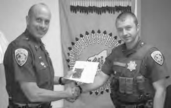 In August of 2013, Sergeant Troy Muri was presented with his fifteen year