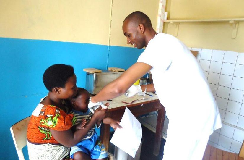 Performance-Based Financing Increases Health Workers Motivation James Maniriho is a laboratory technician at Muhoza Health Center, in the Northern Province of Rwanda, James works nine hours a day,