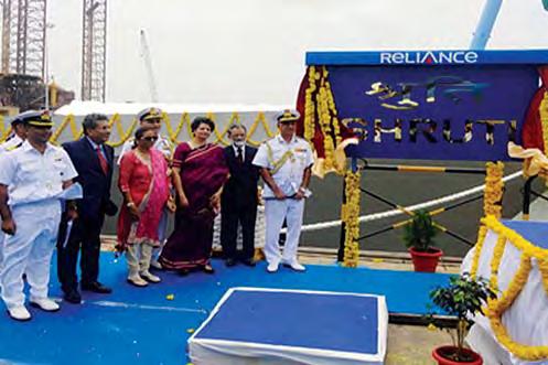 Reliance Defence and Engineering Limited (RDEL) launched the first two Naval Offshore Patrol Vessels (NOPVs) at their shipyard in Pipavav, Gujarat on 25 Jul
