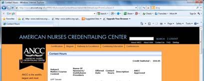 AMERICAN NURSES CREDENTIALING CENTER (ANCC) ELIGIBILITY - ANCC EXAMS Different categories have been provided for PHNs 1.