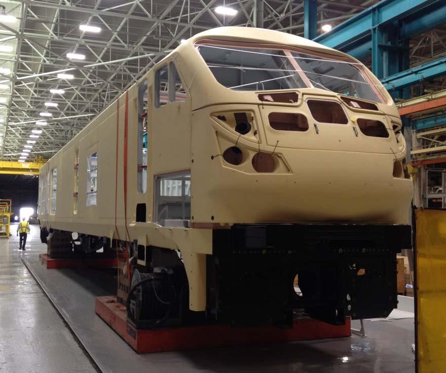 Locomotive Prototype #2 Production Status Assembly will be complete by the end of March. Production testing in April.