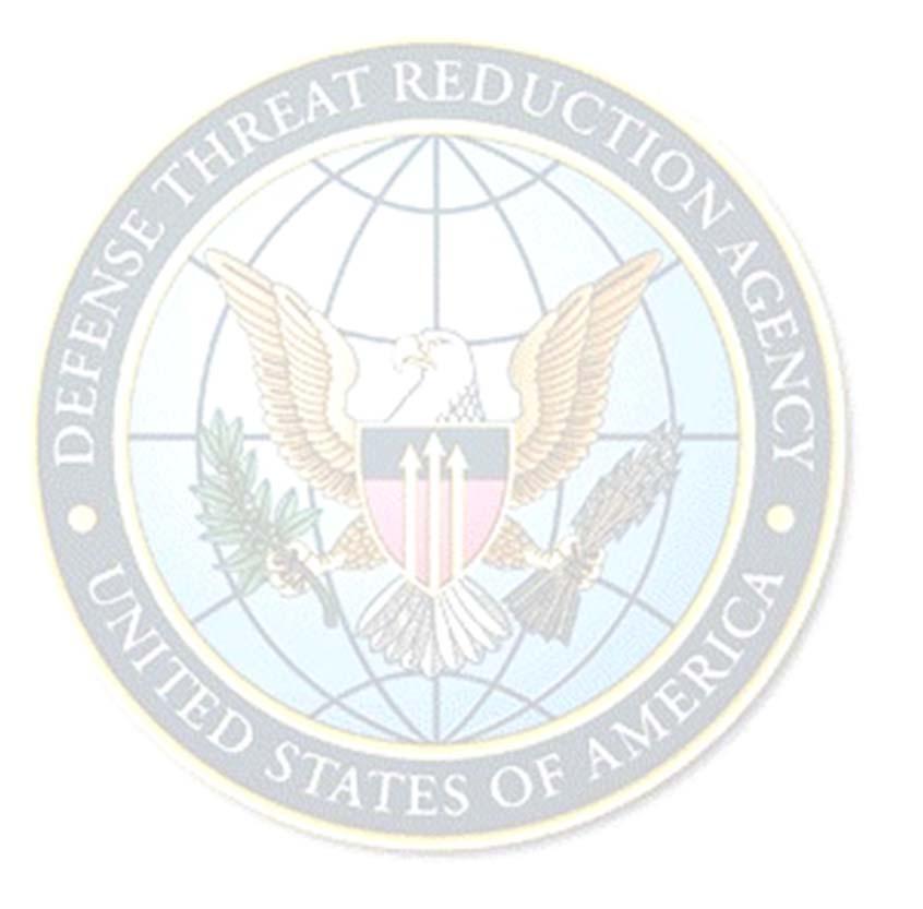 For further information Defense Threat Reduction Agency DTRA/CSUI 1680