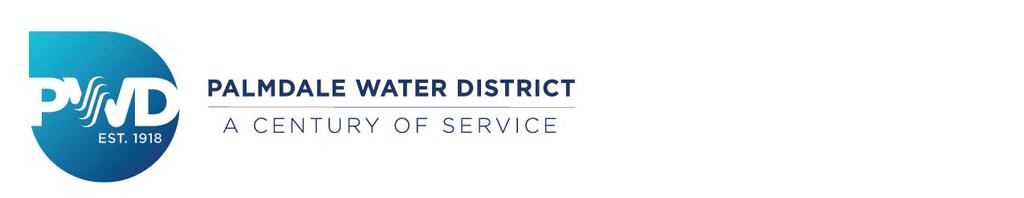 June 21, 2018 AGENDA FOR REGULAR MEETING OF THE BOARD OF DIRECTORS OF THE PALMDALE WATER DISTRICT to be held at the District s office at 2029 East Avenue Q, Palmd
