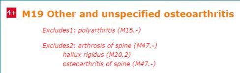 Excludes2 Degenerative joint disease 1 st metatarsalphalangeal