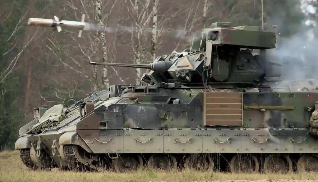M2 BRADLEY IFV (Infantry fighting vehicle=apc + Tank Killer) designed to: #Transport infantry