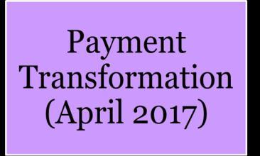 PCMH for 2017 Monthly PCMH payments continue until PCP moves to Payment Transformation