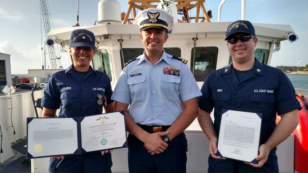 RECOGNIZING OUR ADOPTED UNITS On June 21, Council President recognized several crew members of the USCGC Robert Yered.