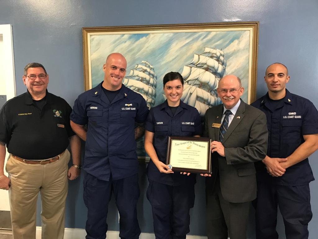 Recognized for her achievements were Fireman Elizabeth Carson. On August 7, ME2 Jay Bermudez of TACLET South was recognized as Enlisted Person of the Quarter.