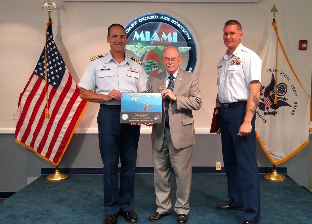 On June 23, RADM Scott Buschman was relieved by RADM Peter Brown as Commander, Coast Guard Seventh District.