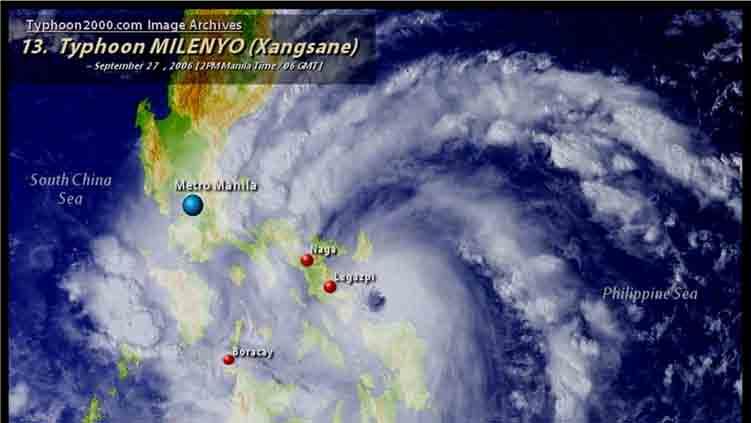 Bicol Region is usually affected by
