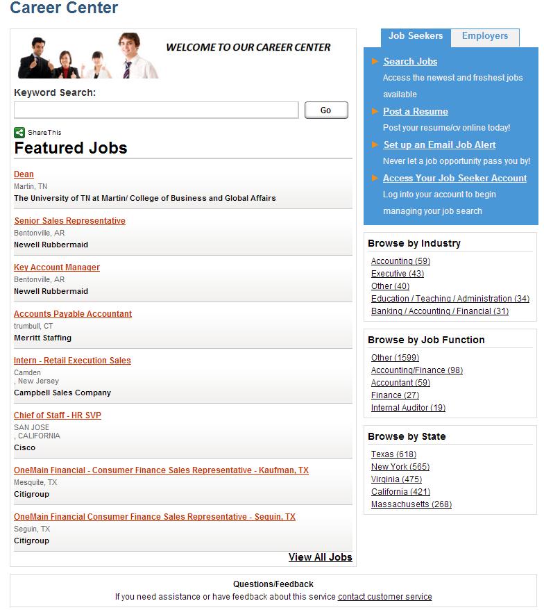 CREATING YOUR JOB SEEKER ACCOUNT If the user has not already done so, it is a good idea to first create a job seeker account so that they will not have to do so when they wish to create job alerts,