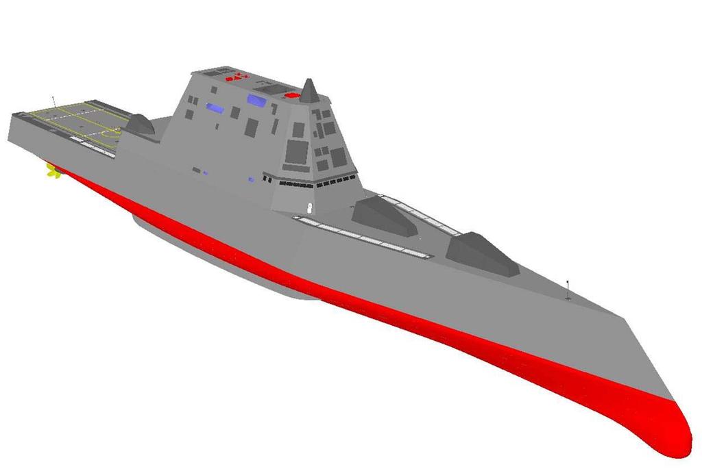 DD(X) Engineering Development Models Infrared Mockups (IR) At-sea testing complete Integrated Composite