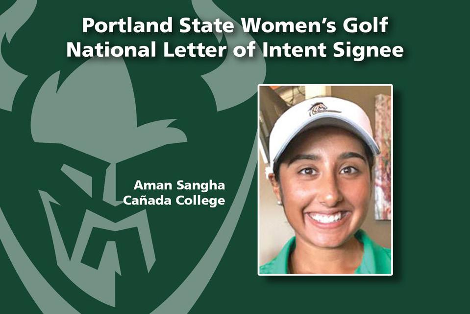 Cañada College January 24, 2018 Report to the SMCCCD Board of Trustees 4 Women s Golf Team Member Signs Letter of Intent with Portland State University The Portland State women s golf program has