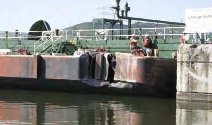 S. Coast Guard, and Tidewater Barge Lines responded to an allision at the Dalles Dam, about 85 miles east of Portland, Oregon, on the Columbia River.