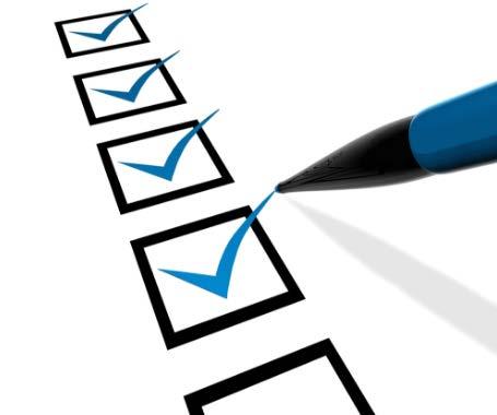 External validation checklist (1/2) Validation issues (identified in bold in the checklist) can lead to an unsuccessful validation.
