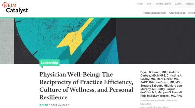 AMA physician satisfaction & sustainability