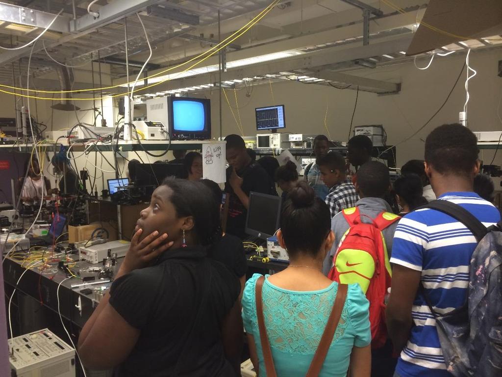 In addition to bringing Demos to students, we also host lab tours for programs in our community.