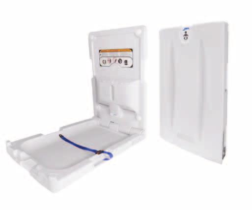 BABY CHANGING STATIONS 406 mm 406 mm 870 mm 457 mm Horizontal Baby Changing Station Item: AY10000