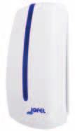 Air Freshener Item: AI91000 Color: White with blue pattern Height: 9 1 /2 Length: 3 1 /2 Width: 3 1 /2 Requires 2 alkaline batteries 1.5 V size D for freshener and 2 size AAA for the remote control.