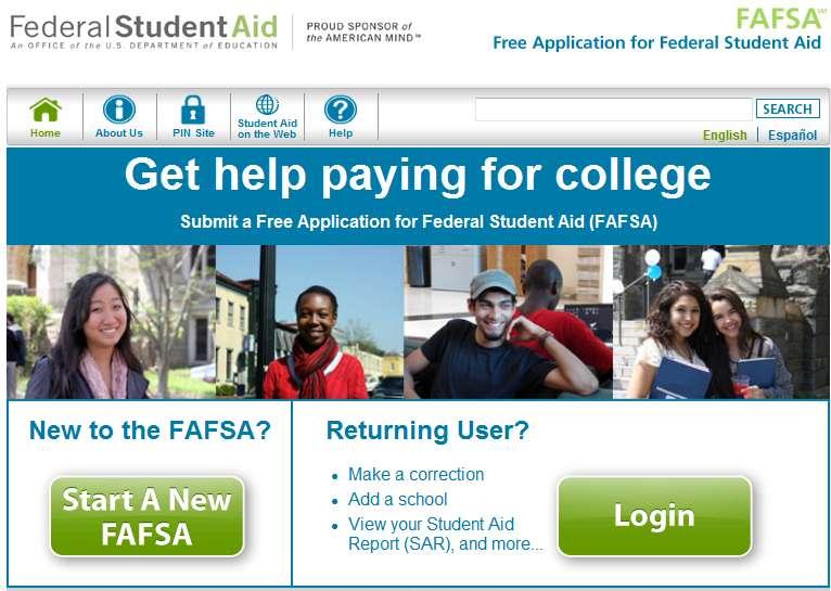 Complete A FAFSA Every Academic Year The easiest way to complete a