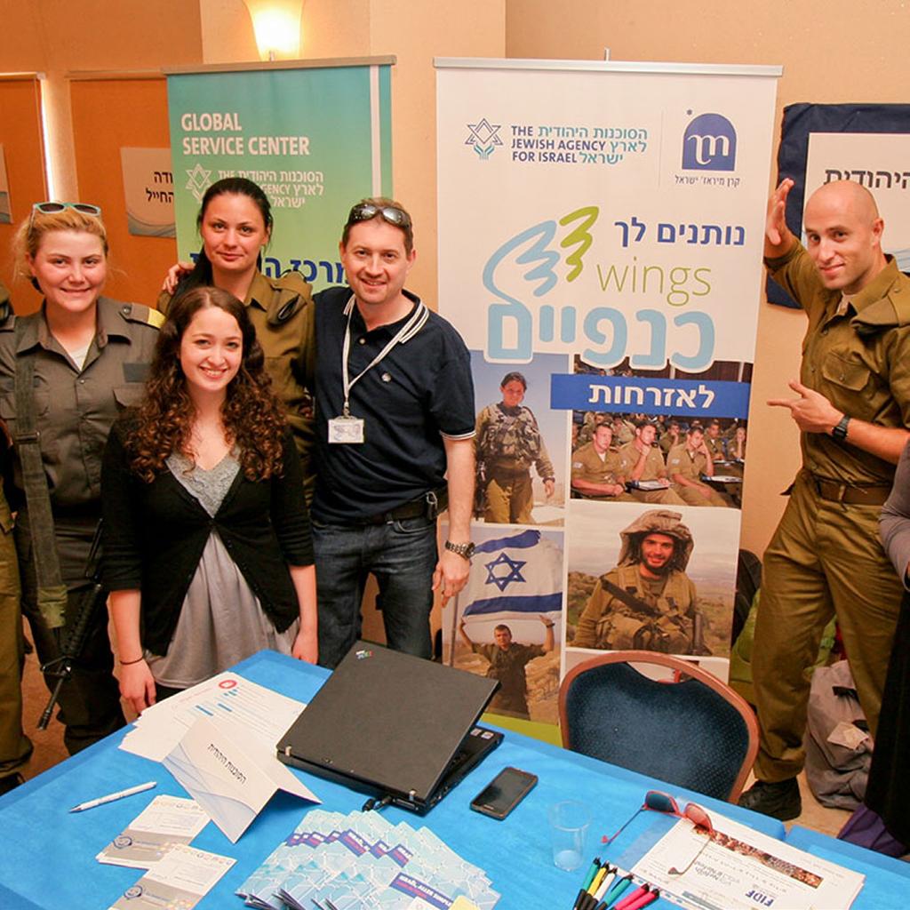 TRANSITION FROM SOLDIER TO CIVILIAN The Wings Program facilitates a supportive, safe beginning in Israel for lone soldiers being discharged from the IDF.