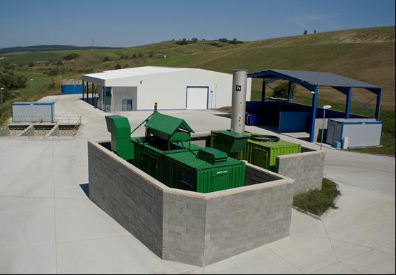 Example of a good practice Landfill gas power station Measure: 2.